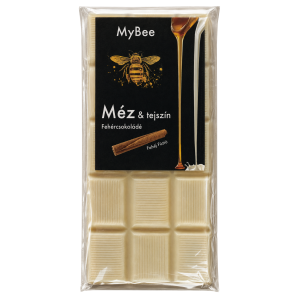 Méztejszínnel töltött Fehércsokoládé, Fahéjas, 80g